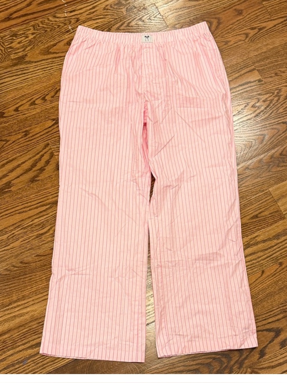 Happily Grey Striped Lounge Pants Sz M